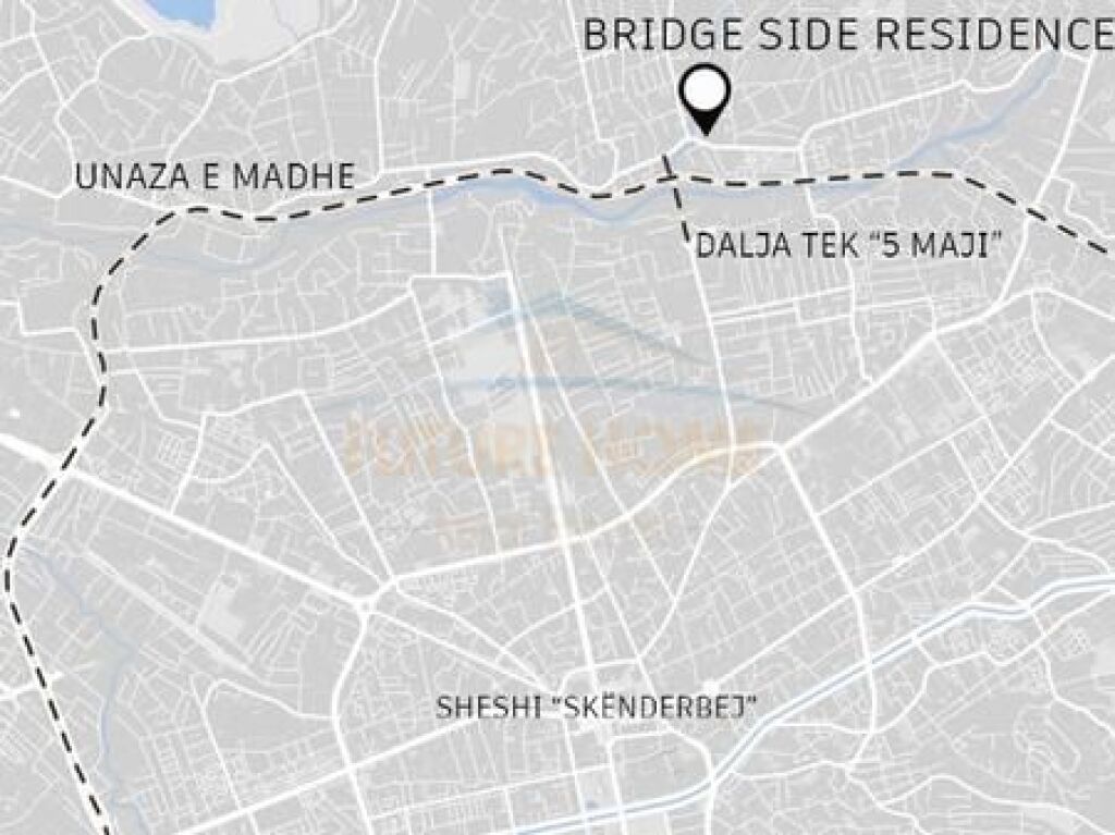 Shitet, Apartament 2+1+2+ Post Parkim, Babrru "Bridge Side Residence", Tiranë