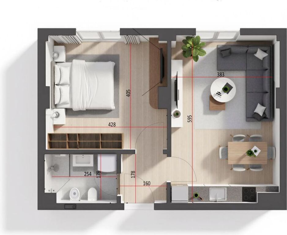 Vendesi in vendita 1+1 a Tirana presso Oxhaku