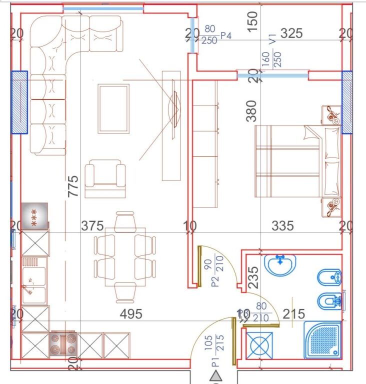 ✨Appartamento 1+1 in vendita | 📍Via Skenderbeu, Kamez