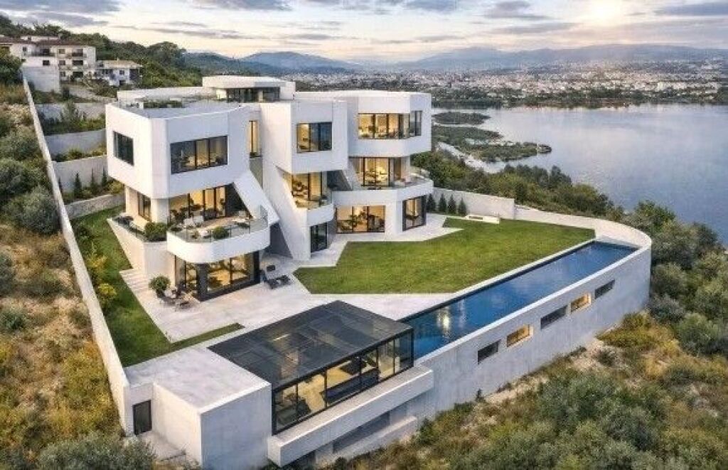 🏛️EKSKLUZIVE SHITET VILE ☄️ME ARKITEKTURE UNIKE NE TIRANE🔥