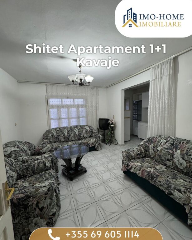 💥Shitet Apartament 1+1 prane shetitores Taulantia, Kavaje💥