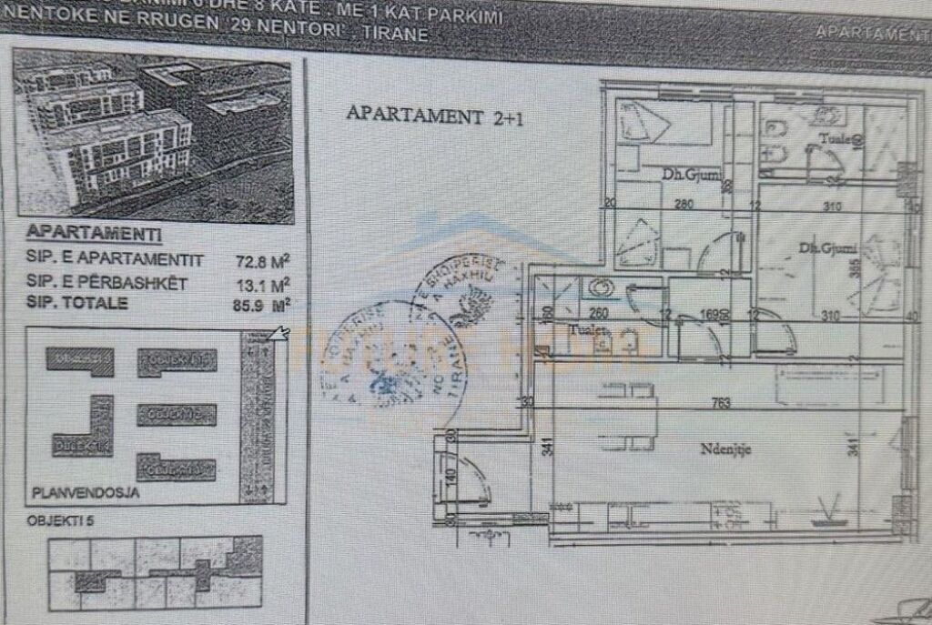 In vendita, Appartamento 2+1+2, Tirana Entry 2, Tirana.