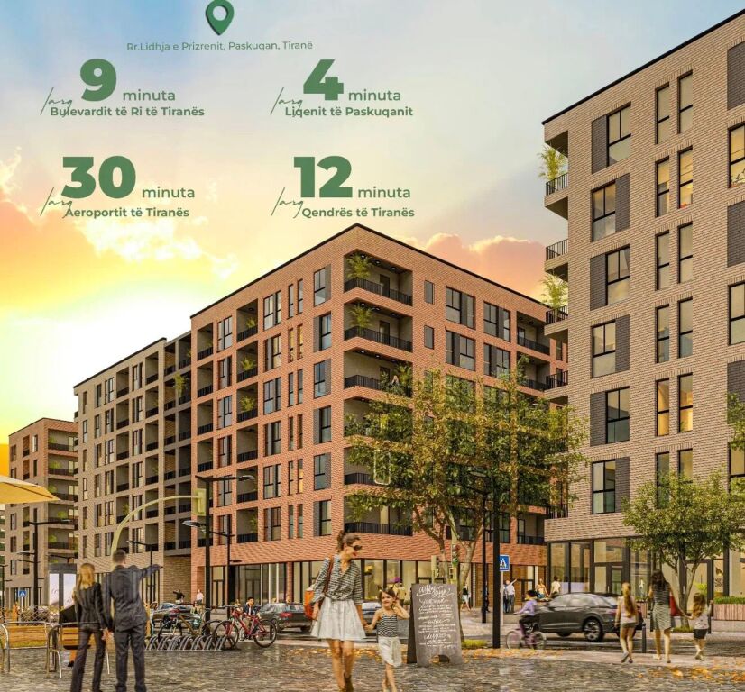 Shitet Apartament 1+1 RingSide Residence, Paskuqan