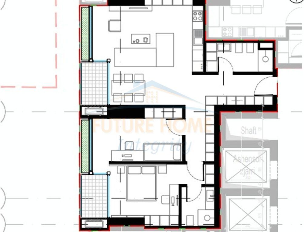🏙 Shitet – Apartament 2+1+2 | Lion Park II Residence | Tiranë