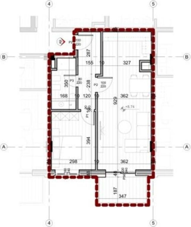 Apartament 1+1 për shitje