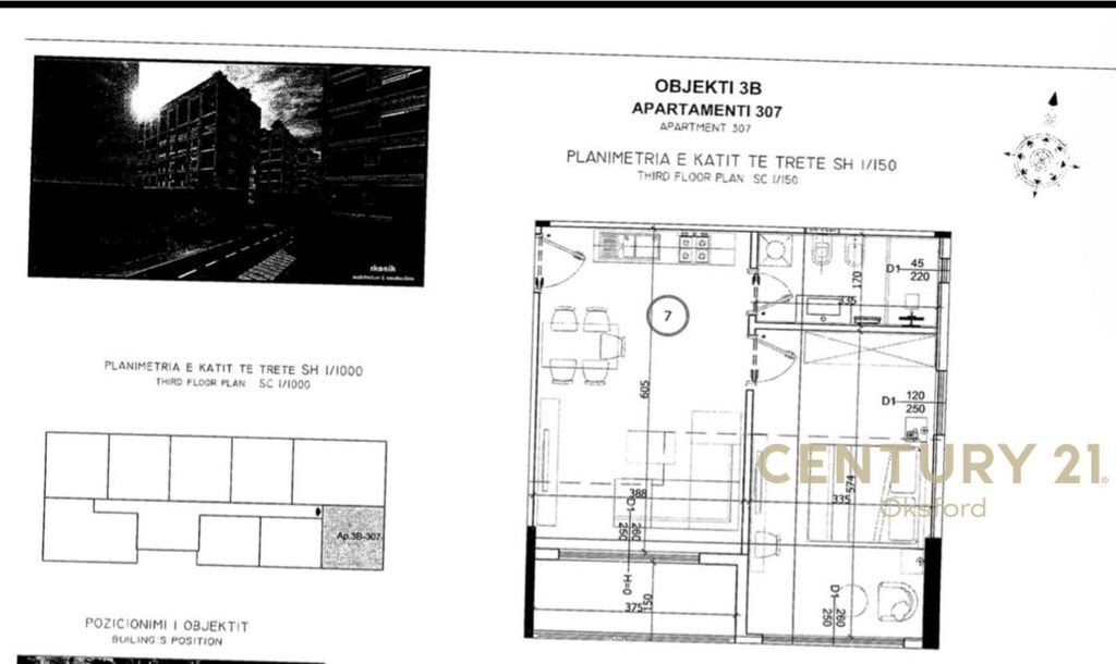APARTMENT 1+1 FOR SALE IN GOLEM, UNFINISHED