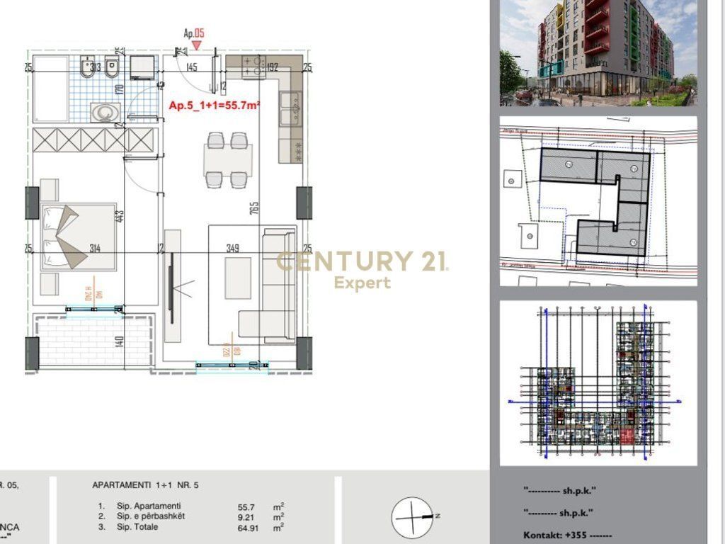 SHITET APARTAMENT 1+1, NE PASKUQAN TE COLOR SPLASH