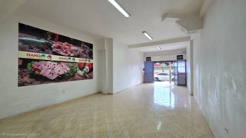 Dyqan me Qira – 100 m², Rruga Fiqirete Musta, Vlorë