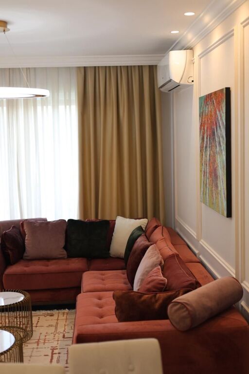 🏢Laprake, Dritan Hoxha Street, apartment for rent, 2+1+2+parking space, furnished. 1,300Euro