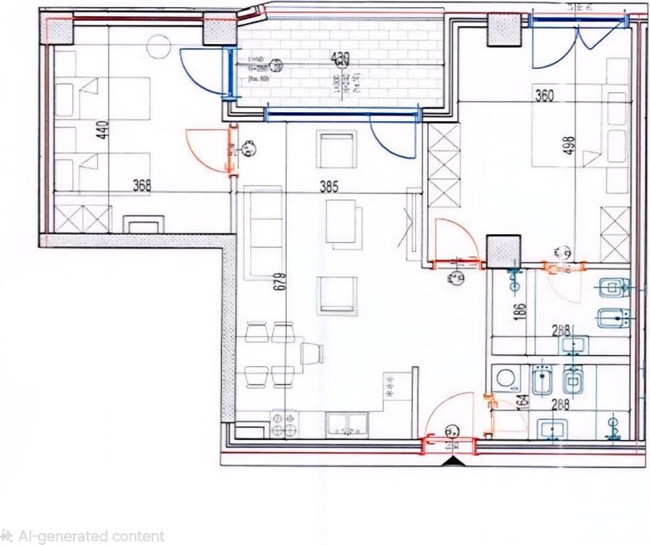 FOR SALE APARTMENT 2+1+2 WITH PARKING SPOT AT MARA RESIDENCE