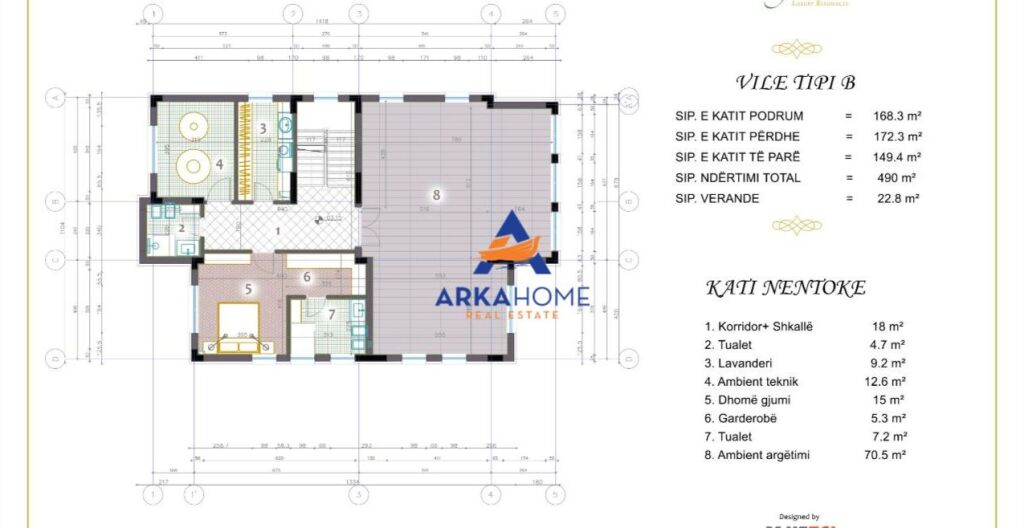 3 STOREY VILLA FOR SALE "RROLLING HILLS 2" 1,600,000 EURO