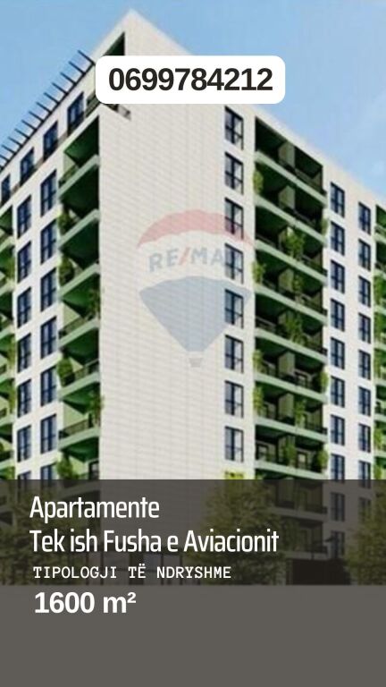 Apartament 1+1 për Shitje – Ish Fusha e Aviacionit, Tiranë