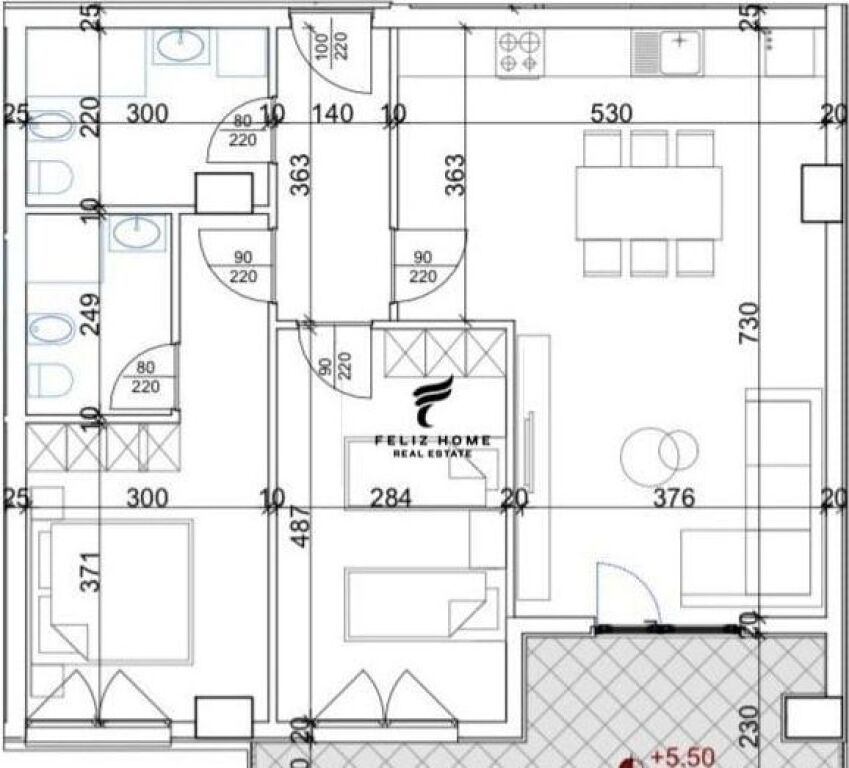 VENDESI APPARTAMENTO 2+1 LAPRAKE 187.000 EURO
