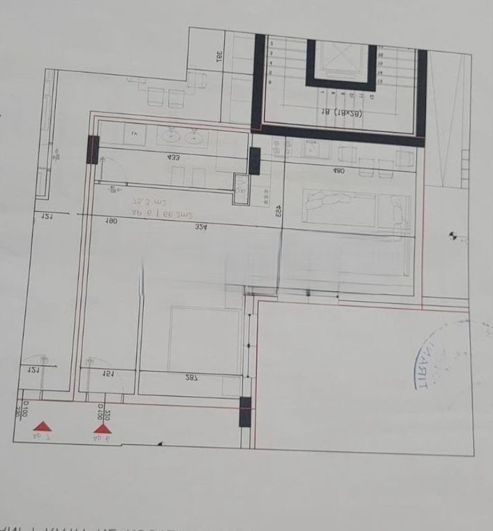 Shitet Apartament 1+1 tek Rruga e Elbasanit prane Restorant Xibraku! 120,480 €