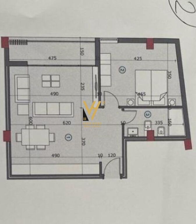 VENDESI APPARTAMENTO 1+1 A ALI DEM 113.000 EURO