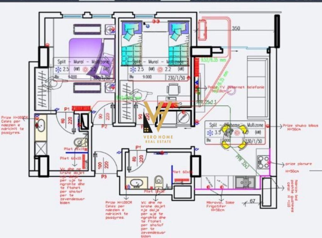 SHITET APARTAMENT 2+1+2+BLK TE UNIVERS CITY 108.000 EURO