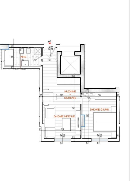 SHITET APARTAMENT 1+1 RRUGA E KAVAJES 10.340.000 LEKE