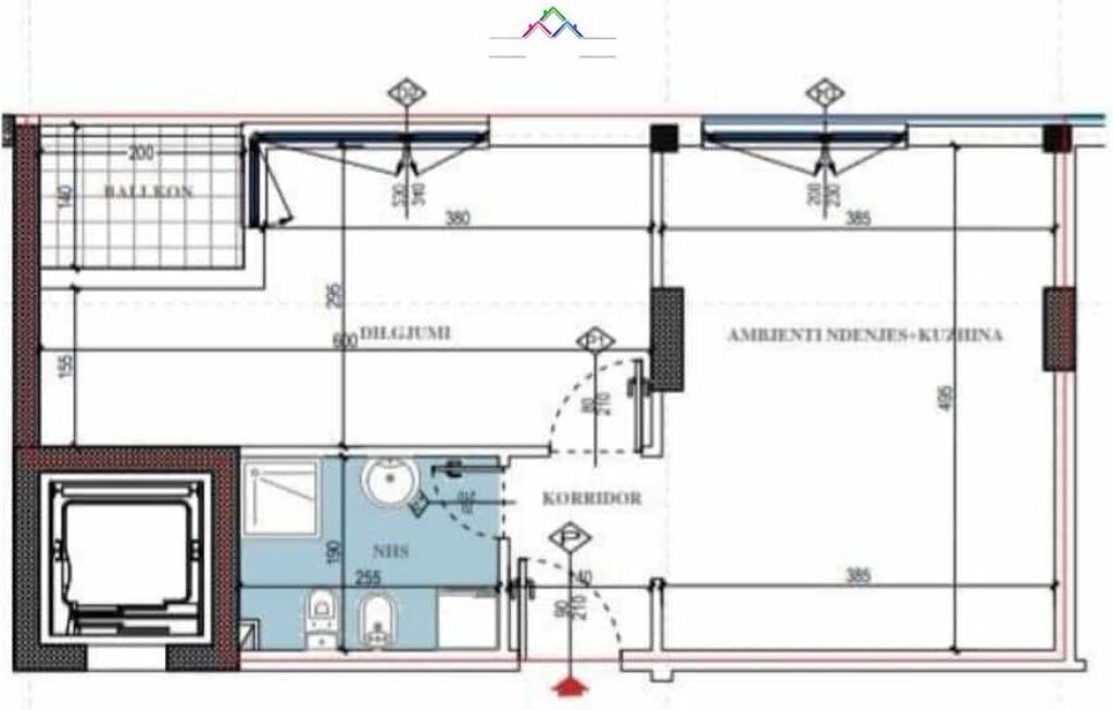 Apartment For Sale 1+1 In Don Bosko ( ID B110542) Tirana