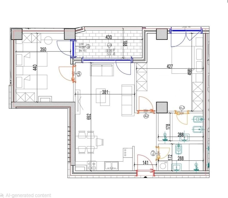 SHITET APARTAMENT 2+1+2 TEK MARA RESIDENCE
