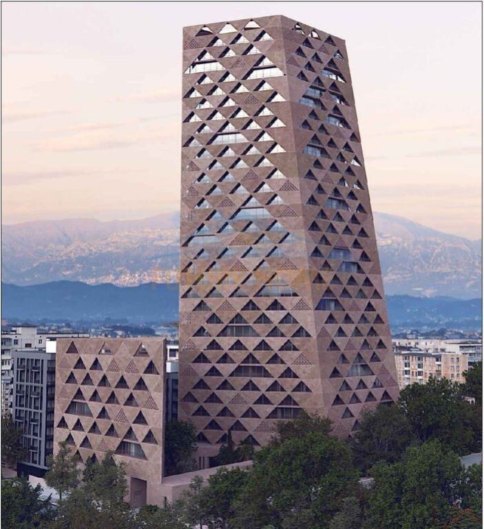 In vendita, Appartamento 2+1+ Posto Auto, Tirana Tower, Porcellana