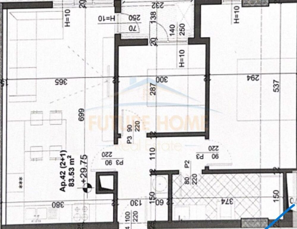 Shitet, Apartament 2+1+Post Parkimi, "Meis Garden Resindece", Fusha e Aviacionit