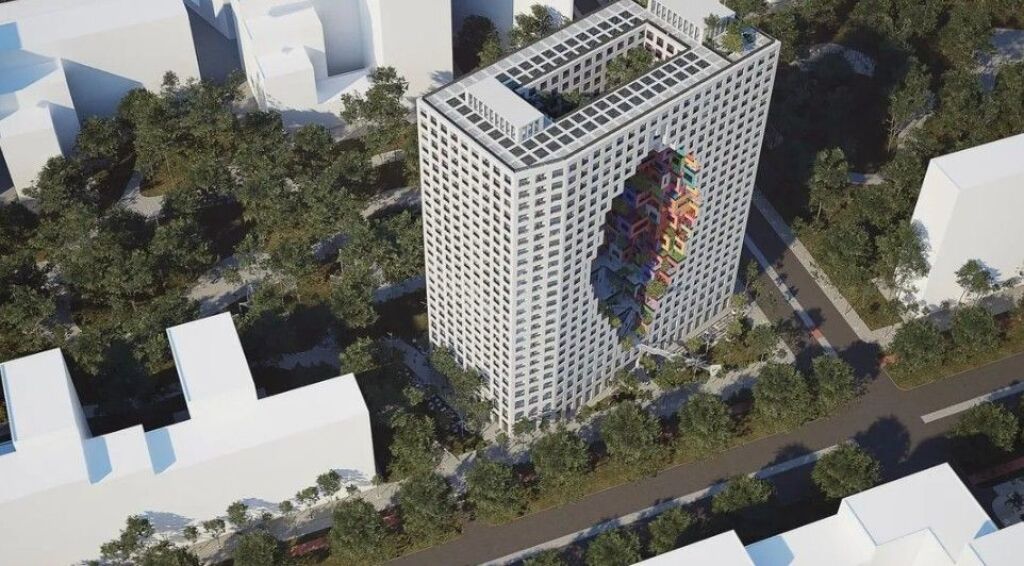 📌 Shitet Apartament 1+1 tek Tirana Boulevard – Bulevardi i Ri