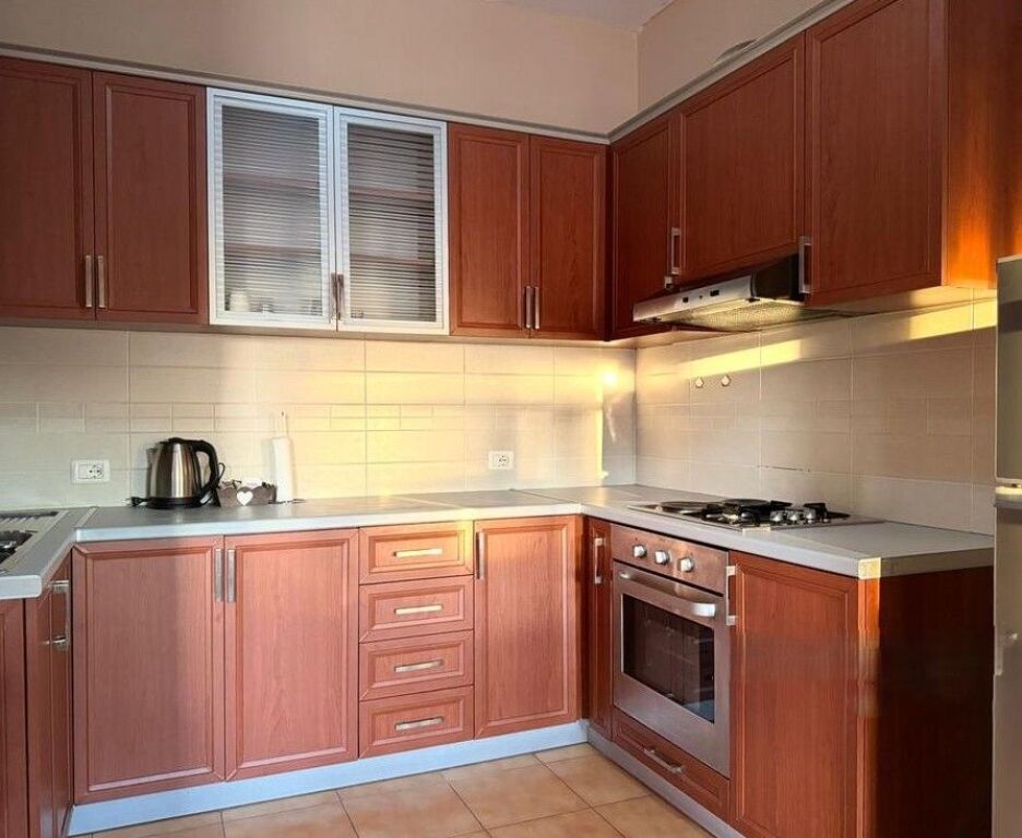 We rent out a 1+1 apartment with parking space, at "Rruga e Barrikadave", Tirana!