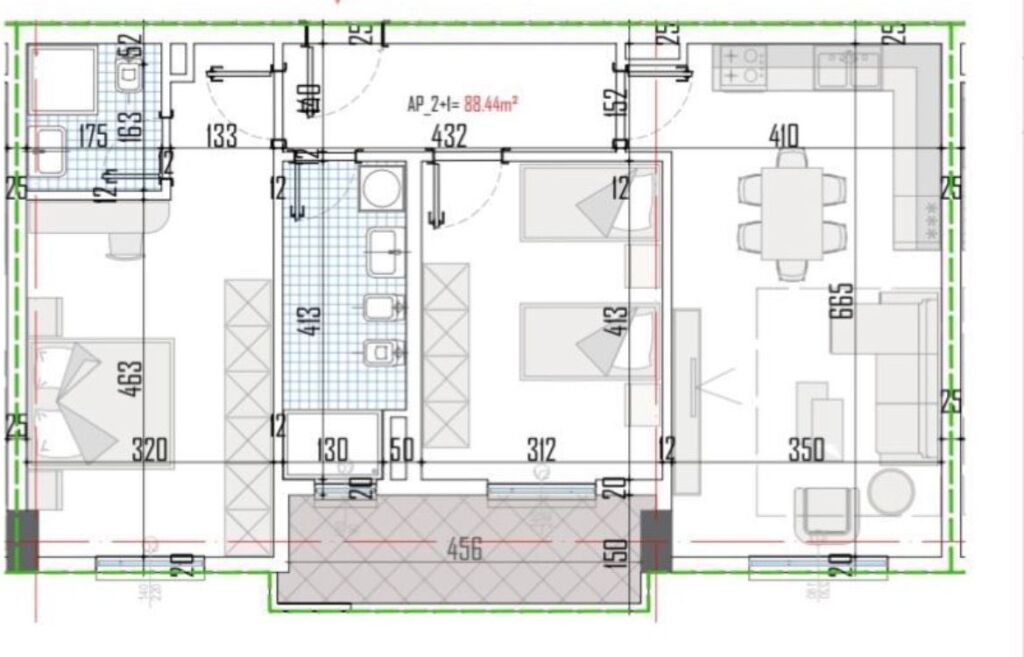 ✨Apartment 2+1+2 for Sale | 📍Lidhja e Prizrenit Residence, Paskuqan