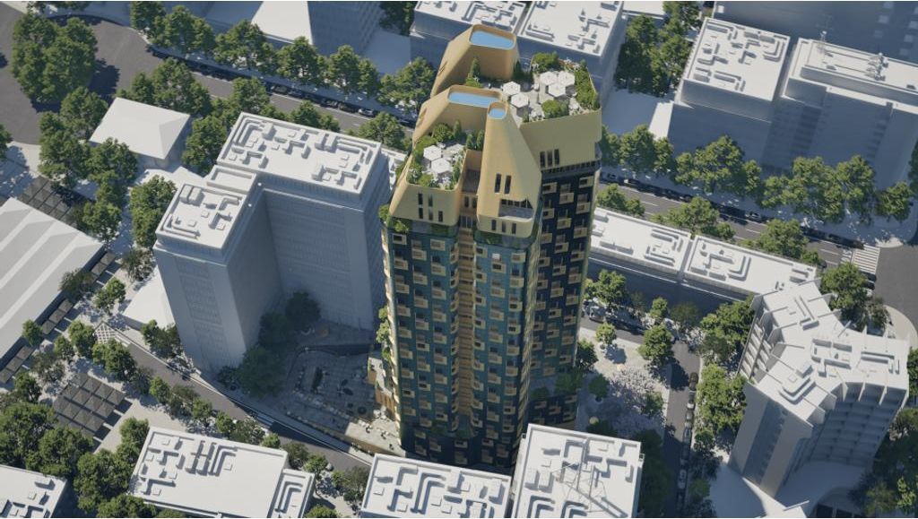 Shitet, Apartament 2+1 tek "Bazaar Gate",Pazari i Ri, Qender