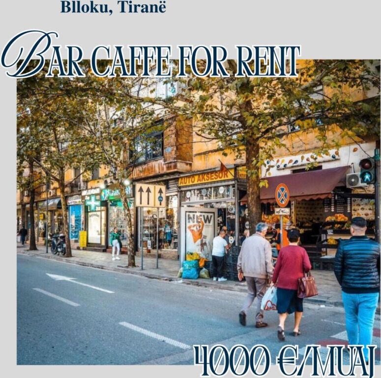 Bar Caffe me Qira ne Bllok