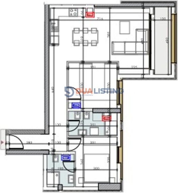 Shesim apartament 2+1+2 tek Kulla AFA, Pazari i ri!