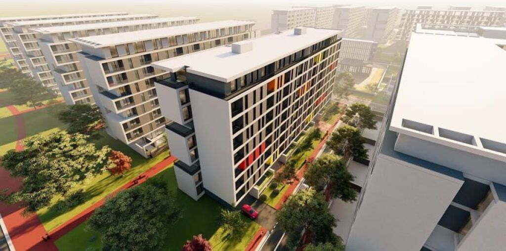 Shitet, Apartament 2+1+2+Verandë, Univers City, QTU