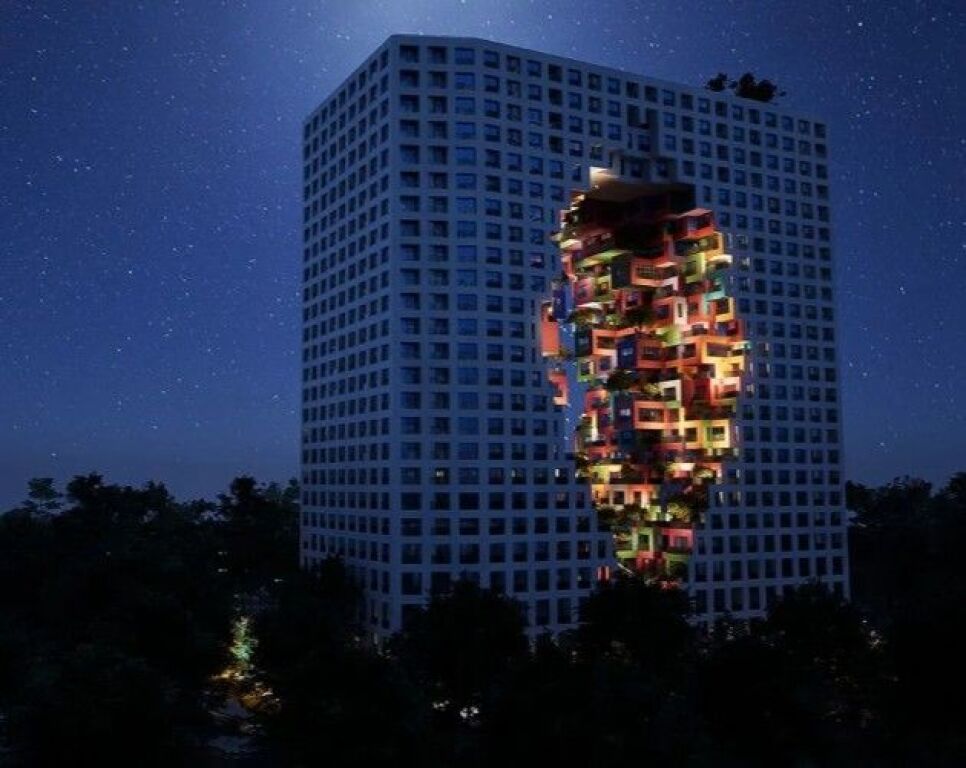 📌 Shitet Apartament 1+1 tek Tirana Boulevard – Bulevardi i Ri