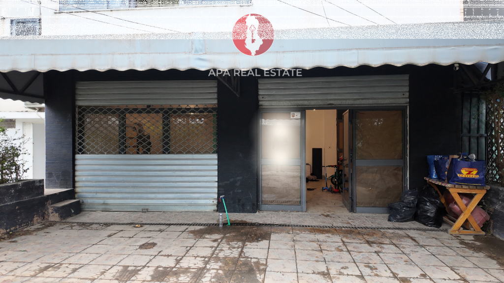 Empty shop for rent  📍 Location: "Kol Indromeno" Street 1 min from "TV Klan" & European University - 3 min from "Brryli"