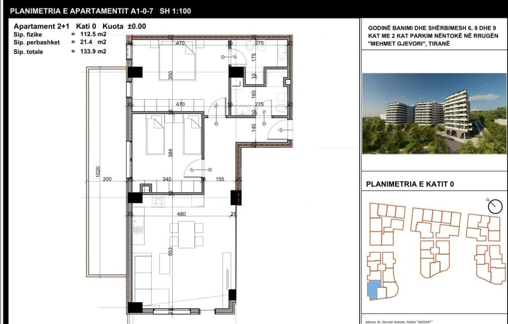 Vendesi in vendita Appartamento 2+1 – Aluna Residenza, Paskuqan