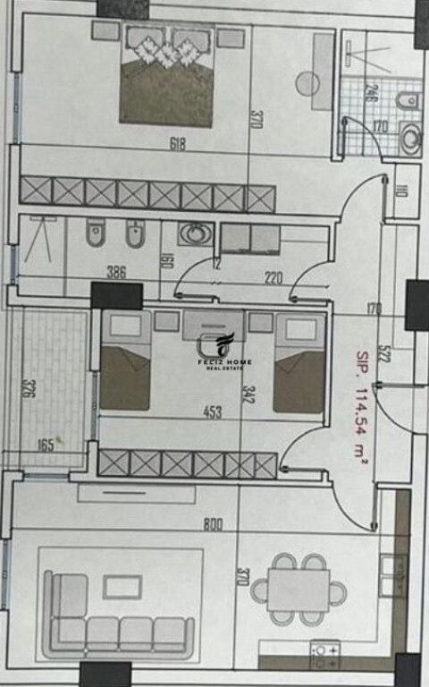 SHITET APARTAMENT 2+1 BABRRU 145.000 EURO