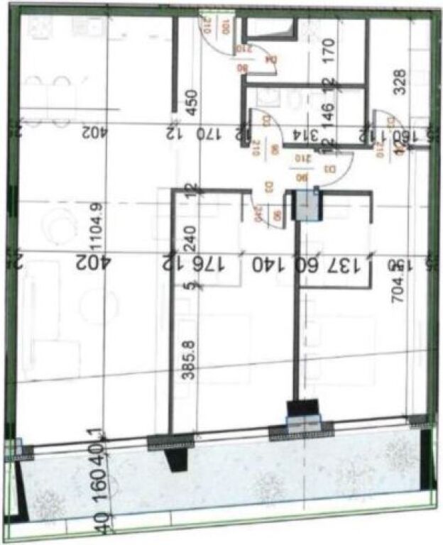 Appartamento 2+1 in vendita presso TDT Residence vicino a Komuna e Parisit.