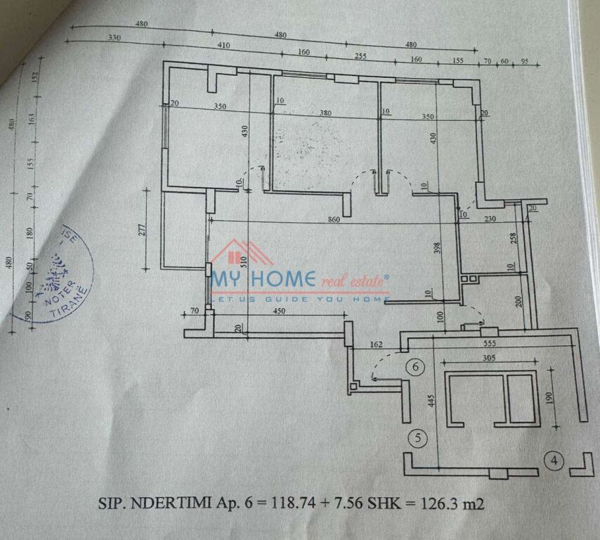 Appartamento 3+1 In Vendita Porcellana A Tirana