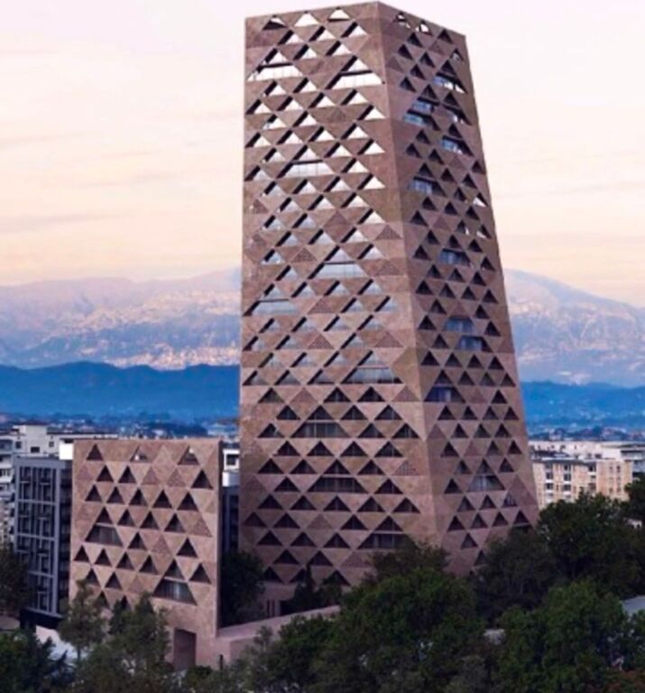 Tirana tower porcelan