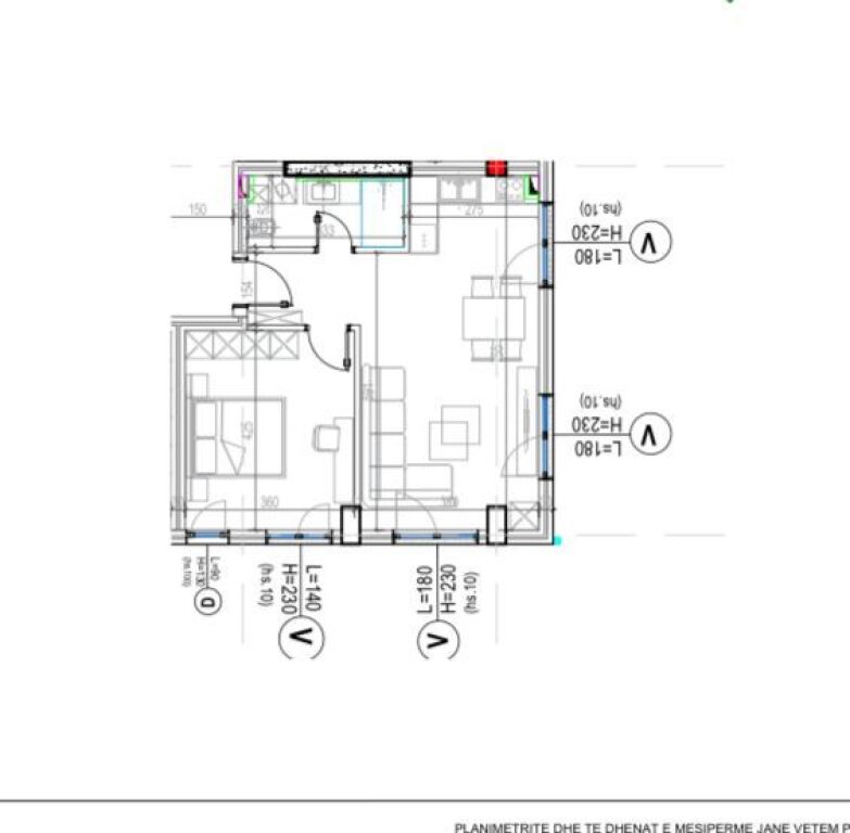 SHITET APARTAMENT 1+1 KODRA DIELLIT 125.000 EURO