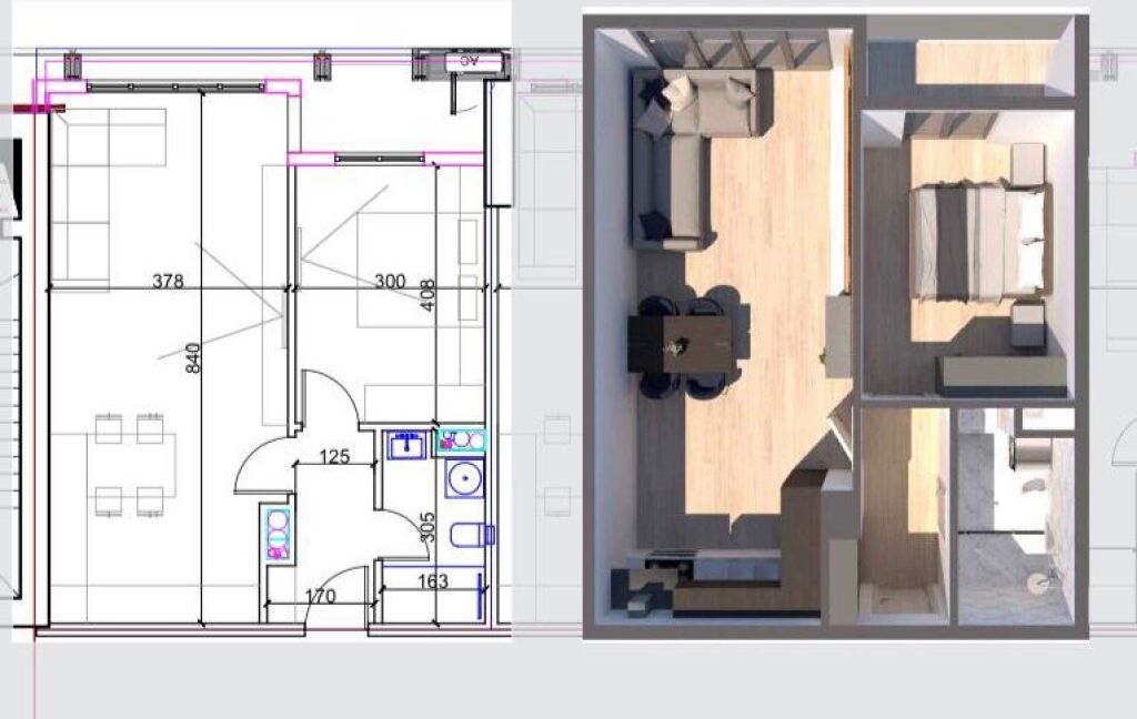 Apartament 3+1 per shitje tek United Tower tek Komuna e Parisit.
