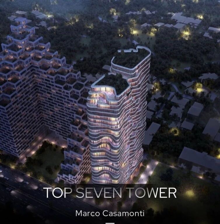 *SHITET: 1+1 Ne Kulle Moderne📍Zogu I Zi ( Top Seven Tower) - 195.000€ | 🔥2000€/m2🔥 - Kt.13 - Sp.97.5m² || Investim Elitar ne Zemer te Tiranes✨️
