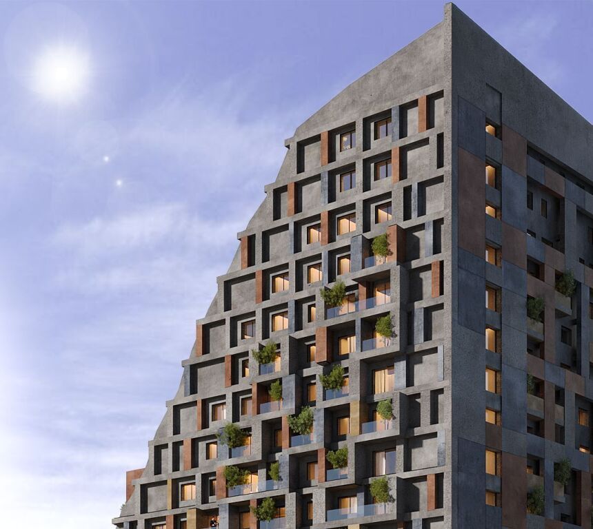 Appartamento 2+1 in vendita presso TDT Residence vicino a Komuna e Parisit.