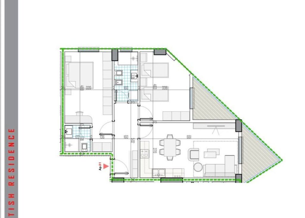 🏢 APPARTAMENTO 2+1 IN VENDITA – PRESSO BRITISH RESIDENCE, PASKUQAN