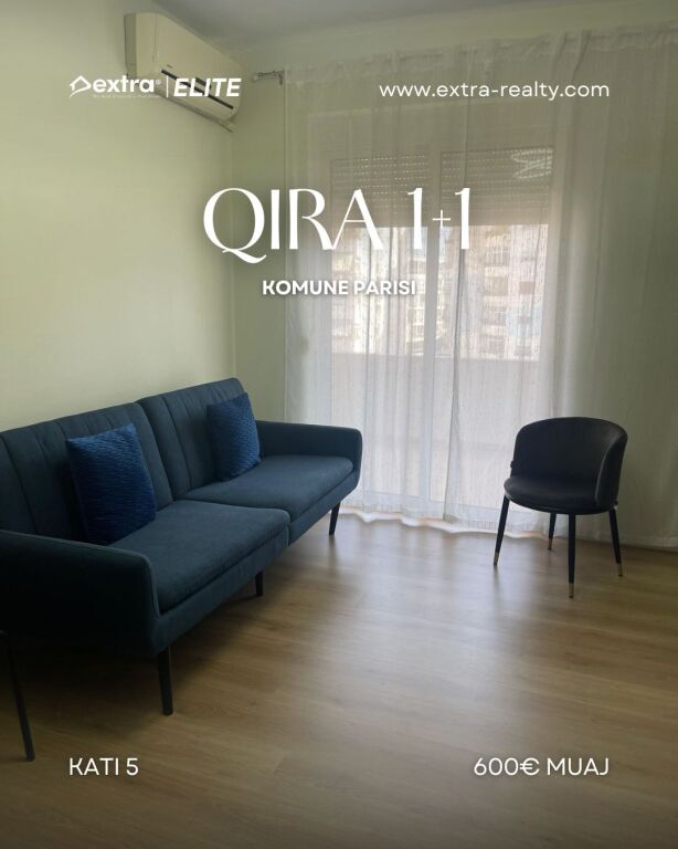 🔥Apartament me qera  1+1🔥Komuna Parisit , Tiranë