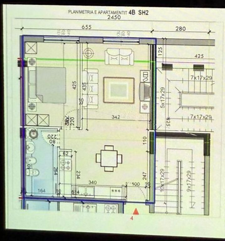 SHITET APARTAMENT 1+1 TEG 127.600 EURO