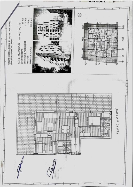 Apartment 2+1 for sale in Xhamllik