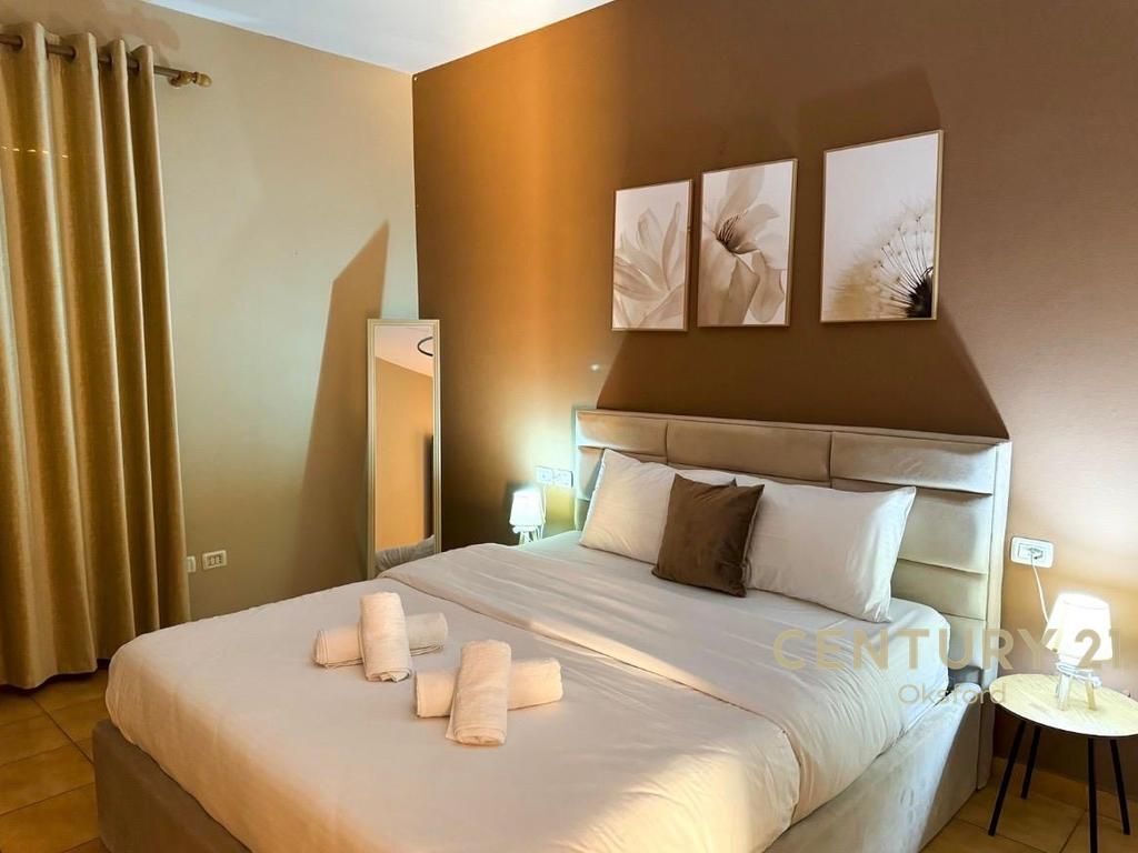 We rent out a 1+1 apartment with parking space, at "Rruga e Barrikadave", Tirana!