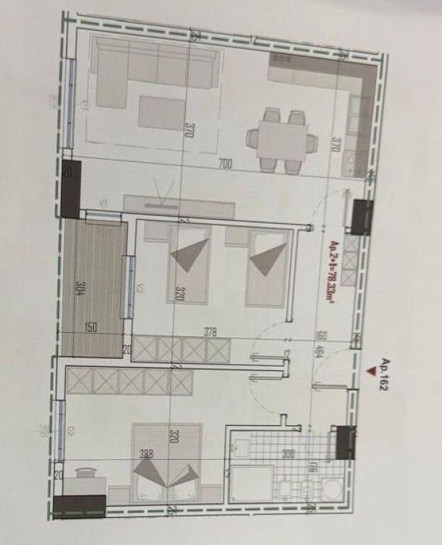 VENDESI APPARTAMENTO 2+1 KAMEZ 75.000 EURO