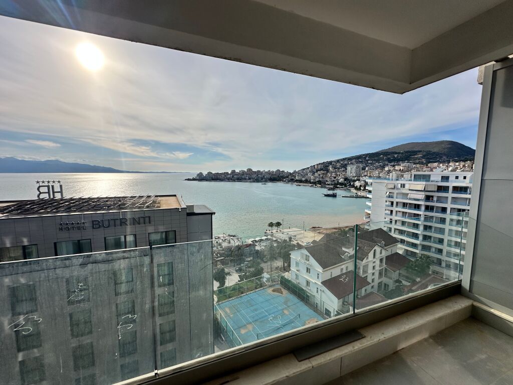 🌊 Apartament me Pamje nga Korfuz – Sarandë | Vija e Parë e Detit | Qendra e Sarandës🇬🇷🇦🇱